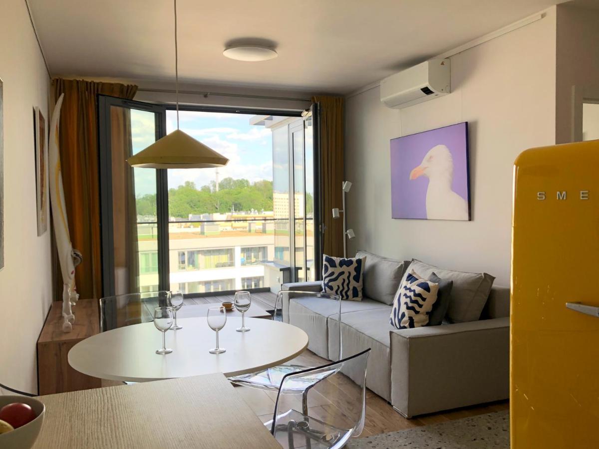 Ferienwohnung Tlusta Mewa Sea View Gdynia Exterior foto