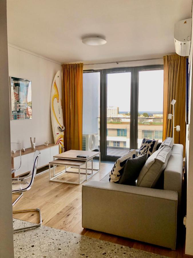 Ferienwohnung Tlusta Mewa Sea View Gdynia Exterior foto