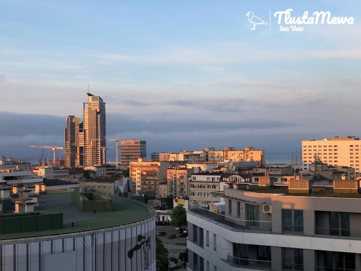 Ferienwohnung Tlusta Mewa Sea View Gdynia Exterior foto