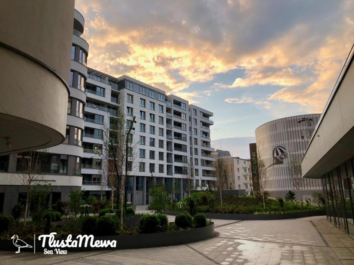 Ferienwohnung Tlusta Mewa Sea View Gdynia Exterior foto