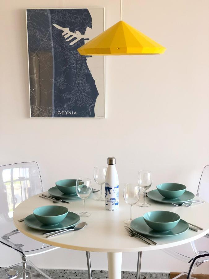 Ferienwohnung Tlusta Mewa Sea View Gdynia Exterior foto