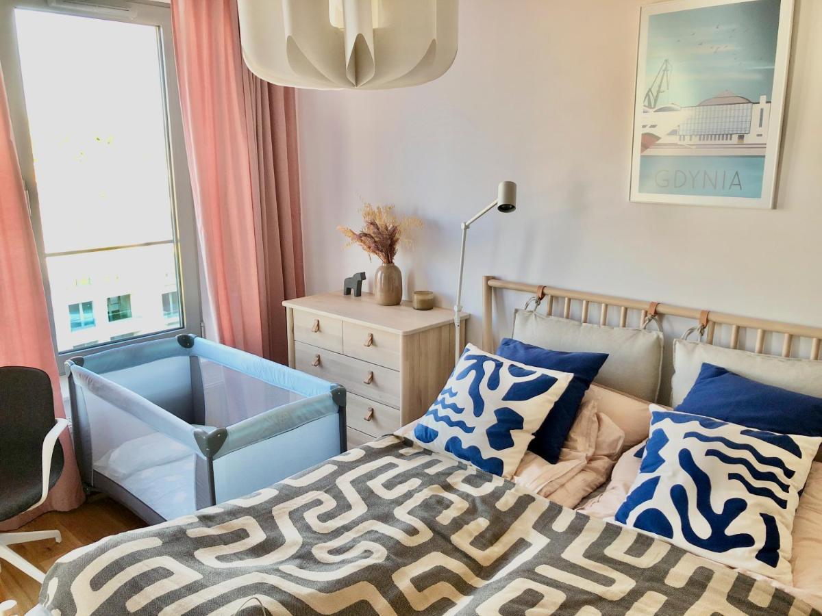 Ferienwohnung Tlusta Mewa Sea View Gdynia Exterior foto