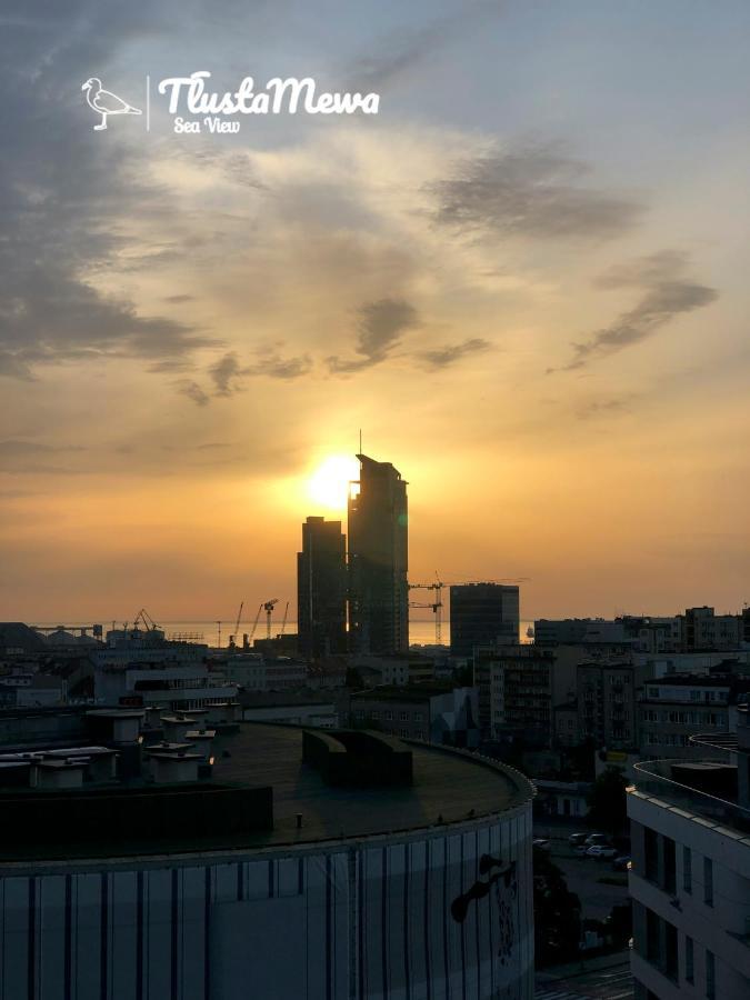 Ferienwohnung Tlusta Mewa Sea View Gdynia Exterior foto
