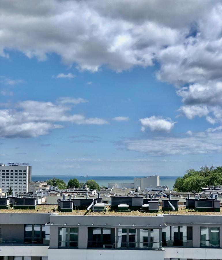 Ferienwohnung Tlusta Mewa Sea View Gdynia Exterior foto